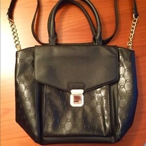 Bebe faux leather satchel